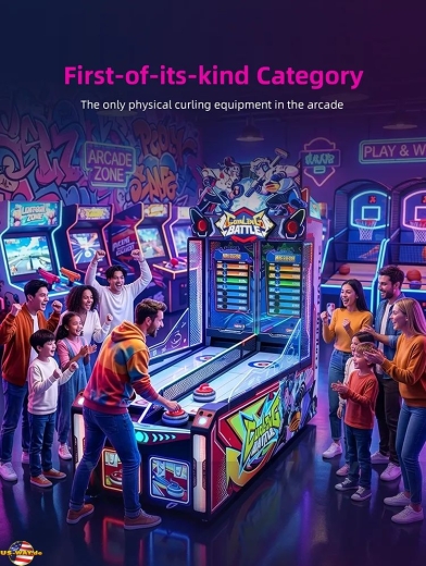 FS-6236 Curling Battle Coin Operated Arcade Machine