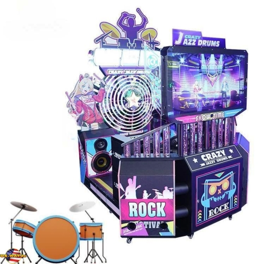 FS-4004 Crazy Jazz Drums – Arcade Drum Machine & Rhythm Game
