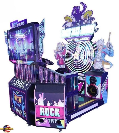 FS-4004 Crazy Jazz Drums – Arcade Drum Machine & Rhythm Game