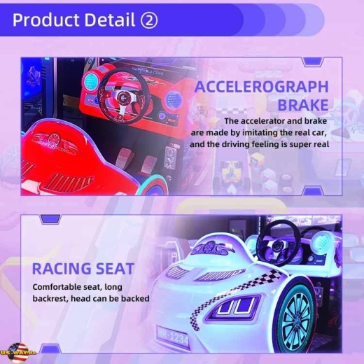 FS-6023 Happy Car Racing Arcade Game Machines