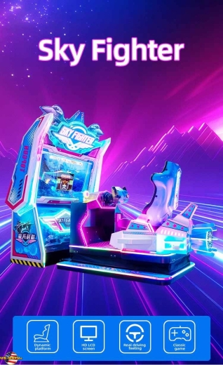 FS-6044 -2 Sky Fighter – Coin Operated Airplane Arcade mit Sky Trooper