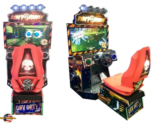FS-6053 Custom Coin Operated 42 Inch Driving Car Racing Game Machine