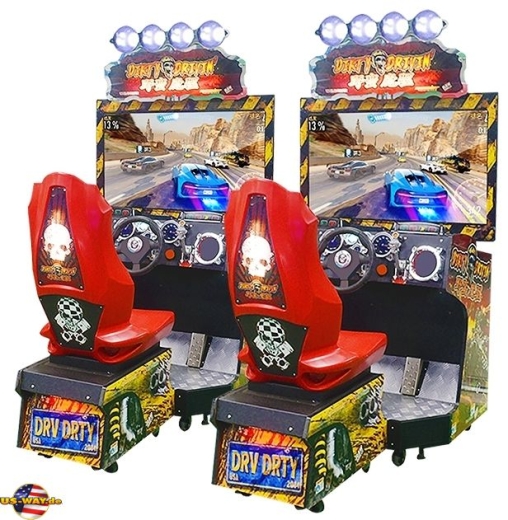 FS-6053 Custom Coin Operated 42 Inch Driving Car Racing Game Machine
