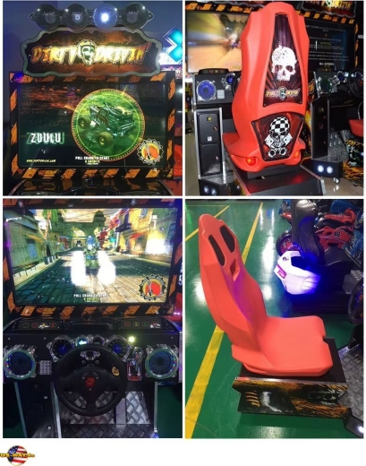 FS-6053 Custom Coin Operated 42 Inch Driving Car Racing Game Machine
