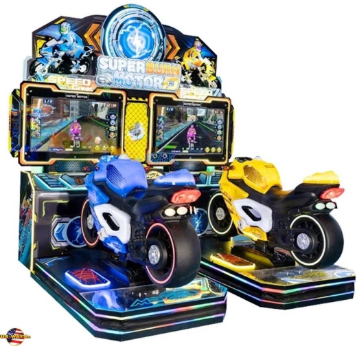 FS-6057 Superburn Motor D – Motorrad Arcade Racing Game für 2 Spieler