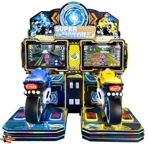 FS-6057 Superburn Motor D – Motorrad Arcade Racing Game für 2 Spieler
