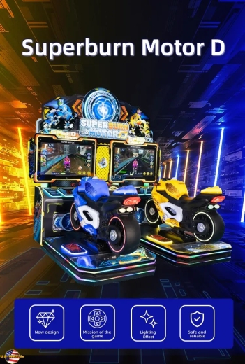 FS-6057 Superburn Motor D – Motorrad Arcade Racing Game für 2 Spieler