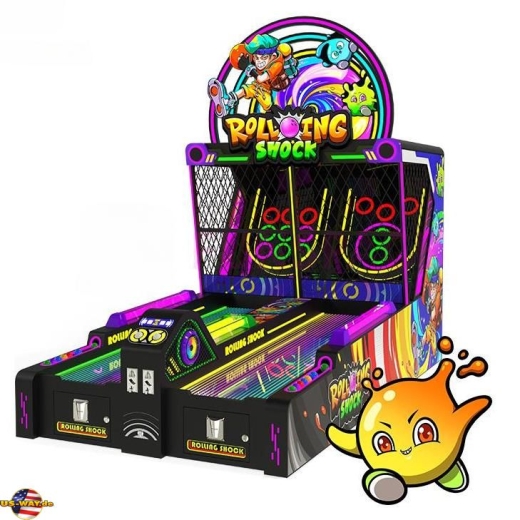 FS-6178 Rolling Shock 2 Players Skee Ball Arcade Machine
