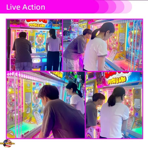 FS-6213 Larva Marble Pusher Game Prize Game Machine