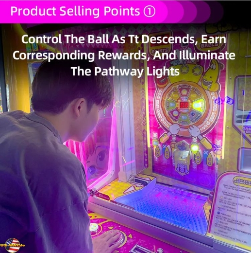 FS-6213 Larva Marble Pusher Game Prize Game Machine