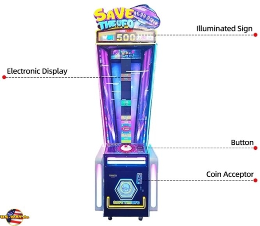 FS-6208 Save The UFO – Ticket Redemption Game Machine
