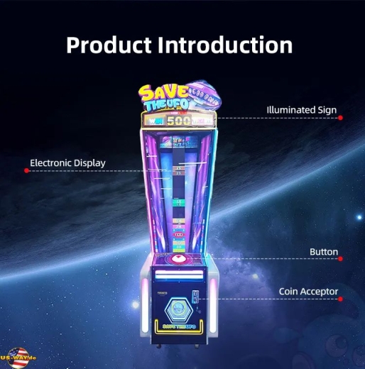 FS-6208 Save The UFO – Ticket Redemption Game Machine