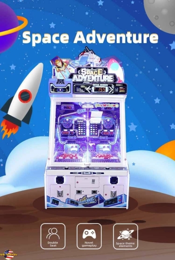 FS-6214 Space Adventure Ball Pusher Arcade Game
