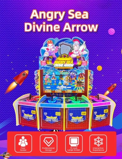 FS-6223 Angry Sea Divine Arrow – 4 Player Arcade Ticket Redemption Game