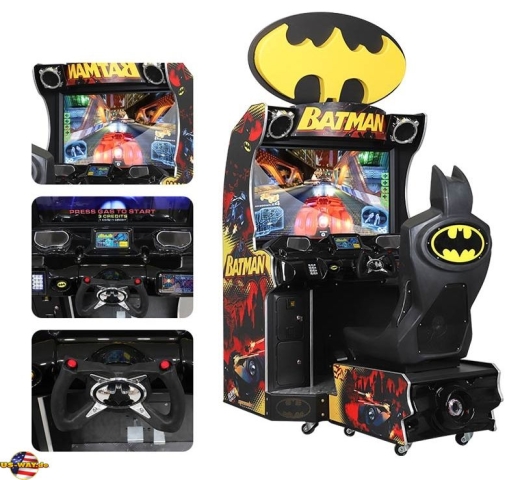 FS-6238 Batman Coin Operated Arcade Driving Simulator Game Machine