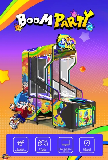 FS-6235 Boom Party Coin Operated Video Smashing Ball Arcade