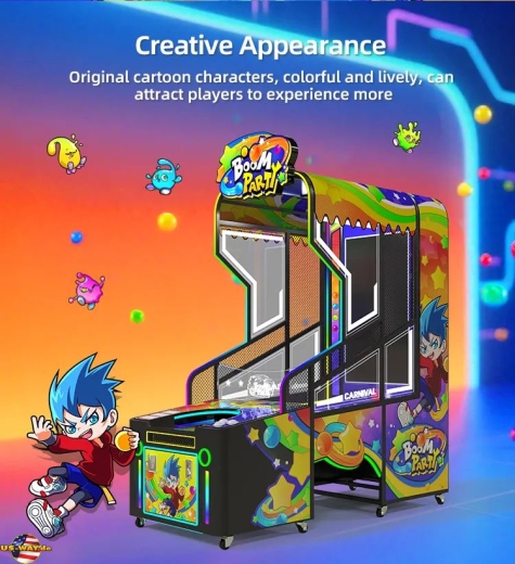 FS-6235 Boom Party Coin Operated Video Smashing Ball Arcade