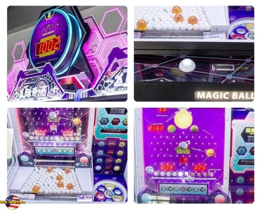 FS-6244 Super Bonus Magic Ball Pusher Ticket Machine