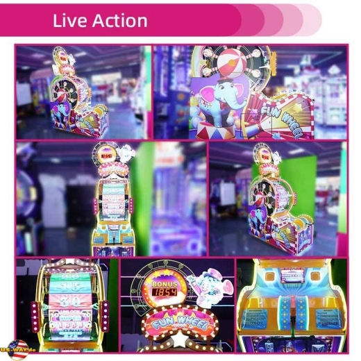 FS-6246 Fun Wheel-1P Arcade Ticket Redemption Arcade Games