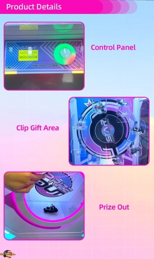 FS-5066 Star Ferris Wheel Press The Hook Prize Redemption Arcade