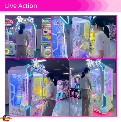 FS-5066 Star Ferris Wheel Press The Hook Prize Redemption Arcade