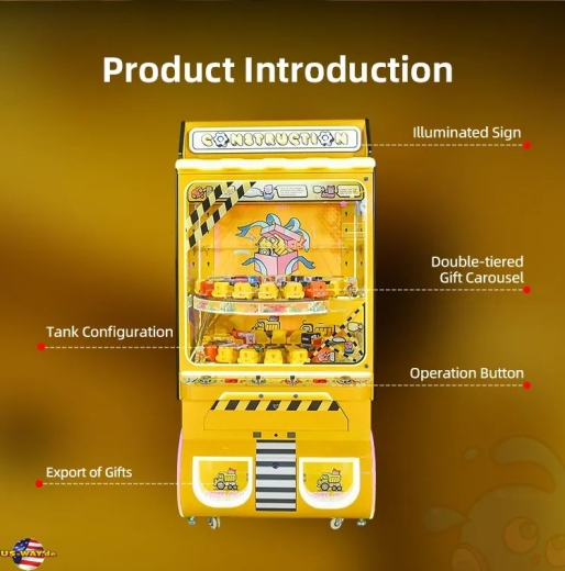 FS-5087 Construction 2 Players Toy Truck Power Prize Game Machine