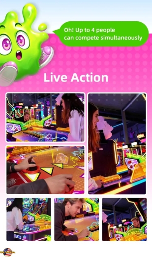 FS-6199 Flash Hockey – Air Hockey Spielfläche gebogene
