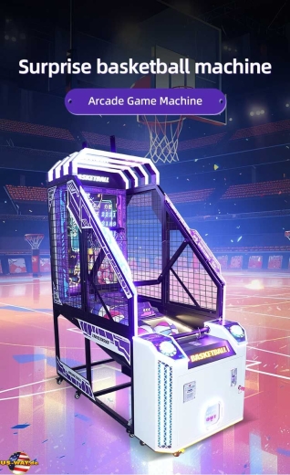 FS-6159 Surprise Basketball Shooting Arcade Machine With LCD Screen