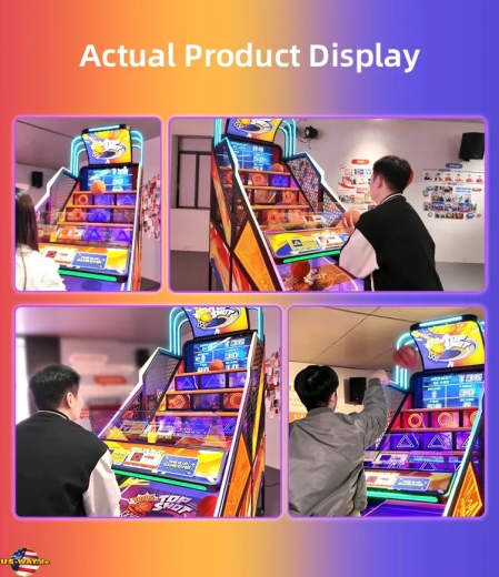 FS-6180 Top Shot Coin Operated Basketball Game Machine