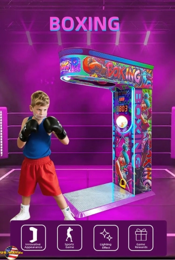 FS-6182 Kids Punching Bag Arcade With Gashapon Bonus