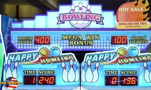 FS-6151 2 Players Happy Bowling Arcade Game Machine