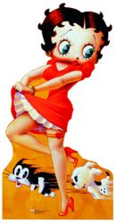 #540 Betty Boop with Dog and Cat