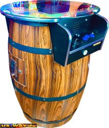 G-25 Barrel Cocktail Table Arcade Automat - Original 80er Retro