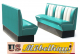 Bel Air HW-150 Dinerbank - original 50er Jahre Diner Look