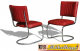 CO-28 Bel Air Prospect Chair CB Chrome im 50er USA Diner Style