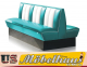 Bel Air HW-150 DB Dinerbank - 50er Jahre Diner Look