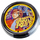 N-0565 Austin Powers Stern 2001 Große Neon-Uhr 17" Zoll Retro Wanduhr