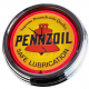 N-0329 Pennzoil Große Neon-Uhr 17" Zoll Retro Wanduhr