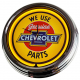 N-0233 Chevy Parts Große Neon-Uhr 17" Zoll Retro Wanduhr