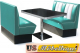 Bel Air HW-120 Dinerbank Set - original 50er Jahre Diner Look