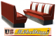 Bel Air HW-180 Dinerbank - original 50er Jahre Diner Look