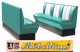 Bel Air HW-180 Dinerbank - original 50er Jahre Diner Look
