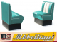 Bel Air HW-70 Set Dinerbank - 50er Jahre Diner Look