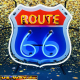 N-N0103 Route 66 Neon Display – Leuchtendes Retro-Schild für Zuhause & Gewerbe