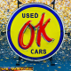 N-N0105 OK Used Cars Neon Display – Leuchtendes Retro-Schild für Zuhause & Gewerbe