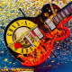 N-N0136 Guns n Roses Guitar Neon Display – Leuchtendes Retro-Schild für Zuhause & Gewerbe
