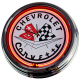 N-0234 Corvette Große Neon-Uhr 17" Zoll Retro Wanduhr