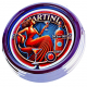 N-0859 Martini Große Neon-Uhr 17" Zoll Retro Wanduhr