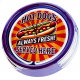 N-0843 Hot Dogs Always Fresh! Große Neon-Uhr 17" Zoll Retro Wanduhr