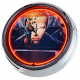 N-0703 Flipper Terminator 2 Williams 1991 Große Neon-Uhr 17" Zoll Retro Wanduhr